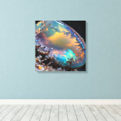 Leinwanddruck (Fire Opal) (Insitu (Holzboden))