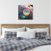Leinwanddruck (Fire Opal-2) (Insitu (Schlafzimmer))