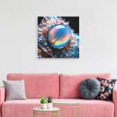 Leinwanddruck (Fire Opal-4) (Insitu (Wohnzimmer))