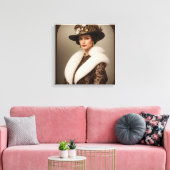 Leinwanddruck (Gilded Age) (Insitu (Wohnzimmer))