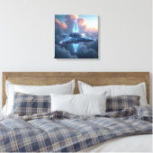 Leinwanddruck (Kristallines Raumschiff) (Insitu (Schlafzimmer))