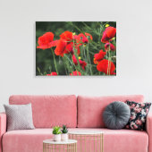 Leinwanddruck Mohn Florale Fotografie (Insitu (Wohnzimmer))