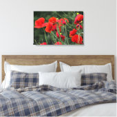 Leinwanddruck Mohn Florale Fotografie (Insitu (Schlafzimmer))