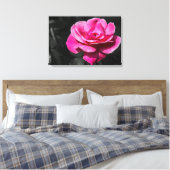 Leinwanddruck Rosa Rose Eleganz (Insitu (Schlafzimmer))