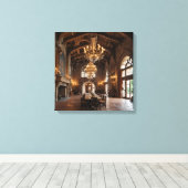 Leinwanddruck (Schloss-Speisesaal-2) (Insitu (Holzboden))