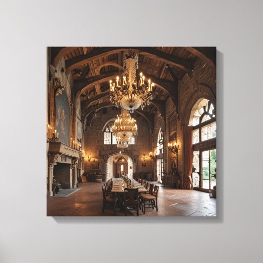 Leinwanddruck (Schloss-Speisesaal-2) (Vorderseite)