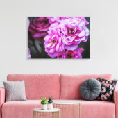 Leinwanddruck Soft Pink Rosen (Insitu (Wohnzimmer))