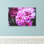 Leinwanddruck Soft Pink Rosen (Insitu (Holzboden))