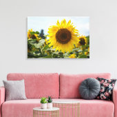 Leinwanddruck - Sonnenblume Vibranz (Insitu (Wohnzimmer))