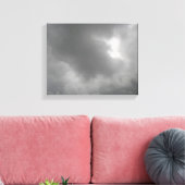 Leinwanddruck Sturmwolken (Insitu (Wohnzimmer))