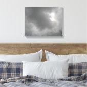 Leinwanddruck Sturmwolken (Insitu (Schlafzimmer))