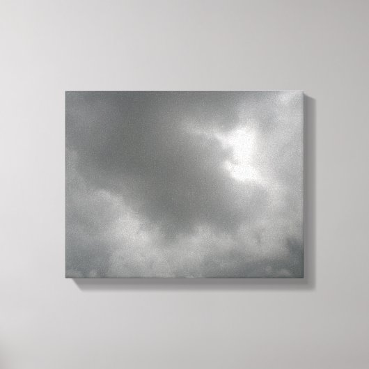 Leinwanddruck Sturmwolken (Vorderseite)