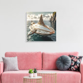 Leinwanddruck (Tauch-UFO) (Insitu (Wohnzimmer))