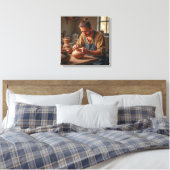 Leinwanddruck (Töpferton) (Insitu (Schlafzimmer))