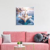 Leinwanddruck (U-Boot-UFO) (Insitu (Wohnzimmer))