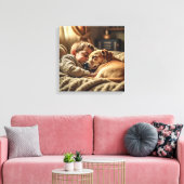 Leinwanddruck (Unzertrennlich) (Insitu (Wohnzimmer))