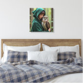 Leinwanddruck (Waldlady) (Insitu (Schlafzimmer))