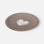 Leinwandland Chicherz-Papier-Teller für wedding Pappteller (Schrägansicht)