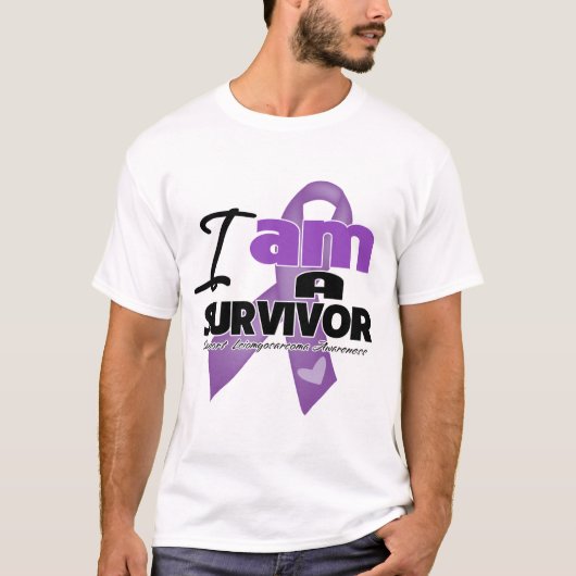 Leiomyosarcoma - ich bin ein Überlebender T-Shirt (Vorderseite)