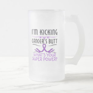 Leiomyosarcoma tretender Krebs-Hintern-SuperPower Mattglas Bierglas