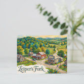 Leiper's Fork USA Postkarte (Stehend Vorderseite)