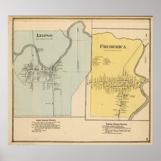 Leipsic, Frederica Poster (Vorne)