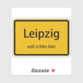Leipzig Aufkleber Sticker Autoaufkleber (Blatt)