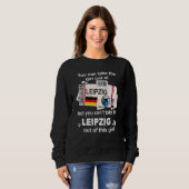 Leipzig Boarding Pass Leipzig Mädchen Leipzig Sweatshirt (Vorne ganz)