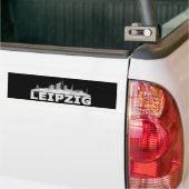 Leipzig City Skyline Aufkleber Autoaufkleber (Auf Lkw)
