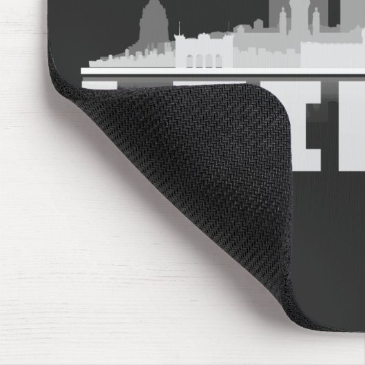 Leipzig City Skyline Mousepad (Ecke)