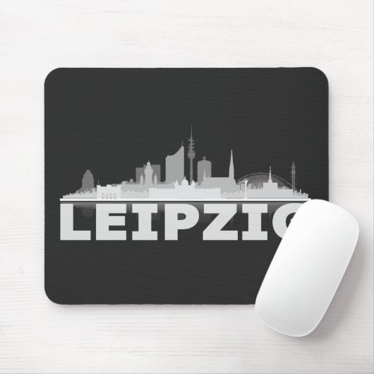 Leipzig City Skyline Mousepad (Mit Mouse)