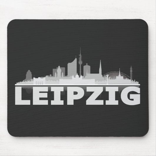 Leipzig City Skyline Mousepad (Vorne)