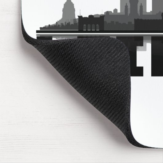 Leipzig City Skyline Mousepad (Ecke)