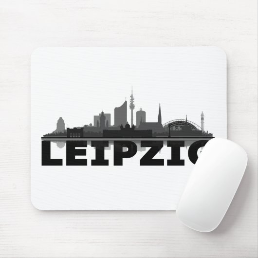 Leipzig City Skyline Mousepad (Mit Mouse)