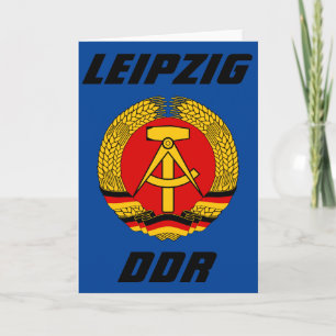 Leipzig, DDR, DDR - Ostdeutschland (Ossi) Karte