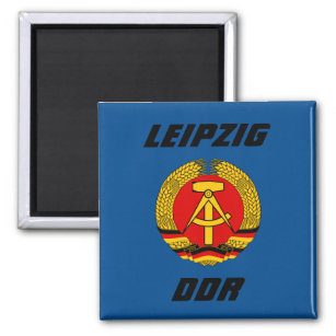 Leipzig, DDR - Deutsche Demokratische Republik Magnet