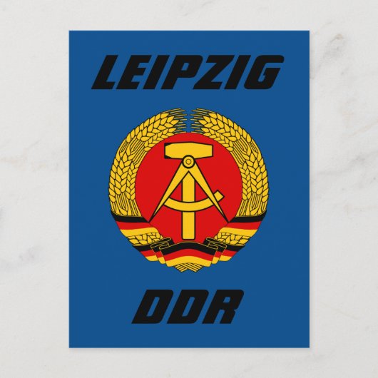 Leipzig, DDR - Ostdeutschland Postkarte (Vorderseite)
