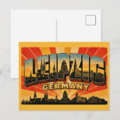 Leipzig Deutschland Denkmal Postkarte (Vorne/Hinten)