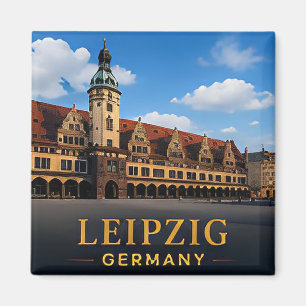 Leipzig Deutschland Historisches Reiseziel Magnet