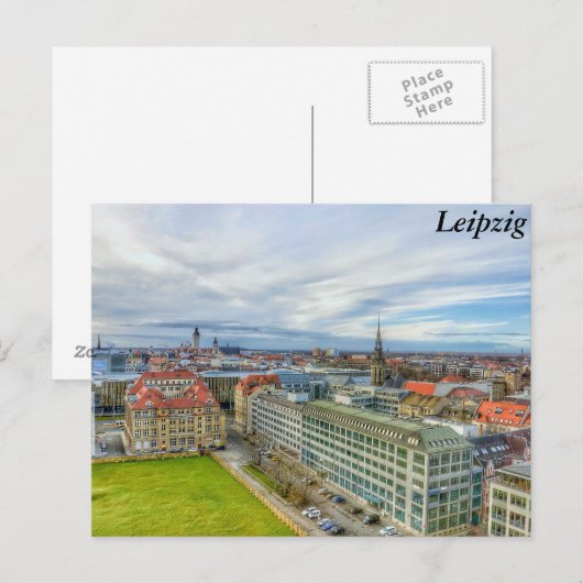 Leipzig, Deutschland Postkarte (Vorne/Hinten)