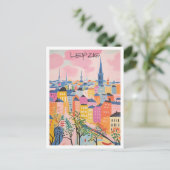 Leipzig Deutschland Reise Kunst  Postkarte (Stehend Vorderseite)