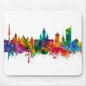 Leipzig Deutschland Skyline Mousepad (Vorne)