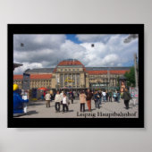 Leipzig Hauptbahnhof Poster (Vorne)