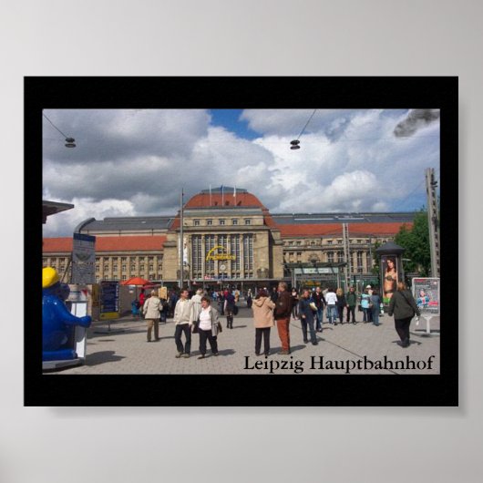 Leipzig Hauptbahnhof Poster (Vorne)