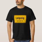 Leipzig Herren Männer T-Shirt Tshirt Shirt (Vorderseite)
