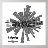 Leipzig Map Poster (Vorne)