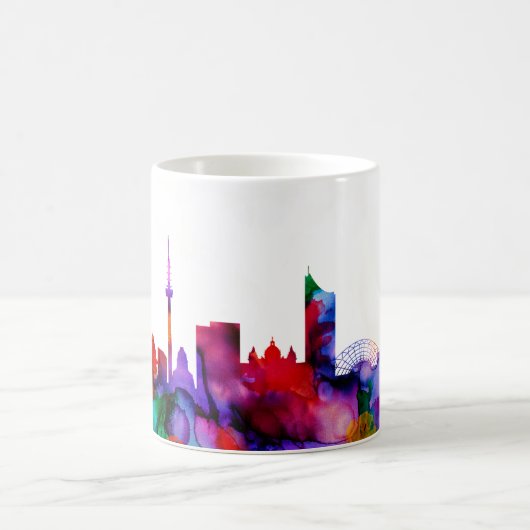 Leipzig Skyline Kaffeetasse (Mittel)