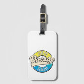 Leipzig Vintages Logo. Gepäckanhänger (Vorderseite Vertikal)