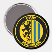 Leipziger RundEmblem Magnet (Vorderseite/Rückseite)