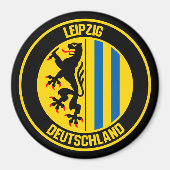 Leipziger RundEmblem Magnet (Vorne)